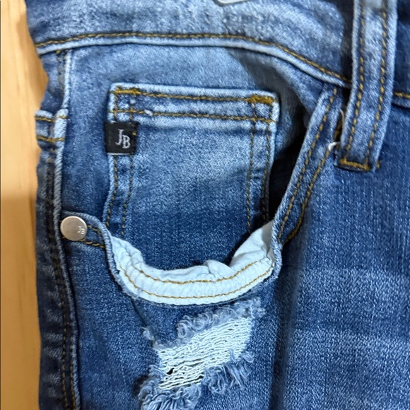 Judy Blue Distressed Blue Skinny Jeans - Picture 7 of 9